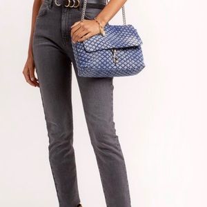Rebecca Minkoff denim flap bag